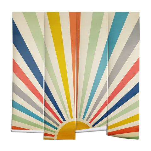 Nadja Sun Retro Art III Wall Mural