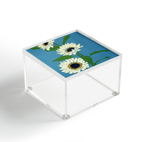 Nadja Sunflower Blue Sami Acrylic Box