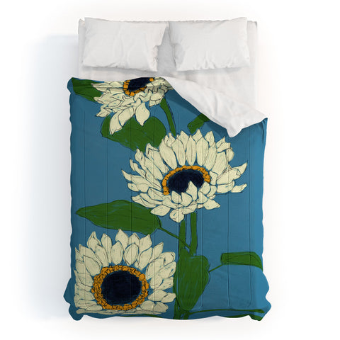 Nadja Sunflower Blue Sami Comforter