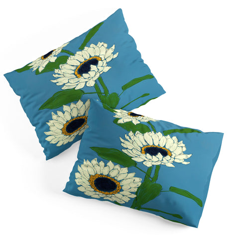 Nadja Sunflower Blue Sami Pillow Shams