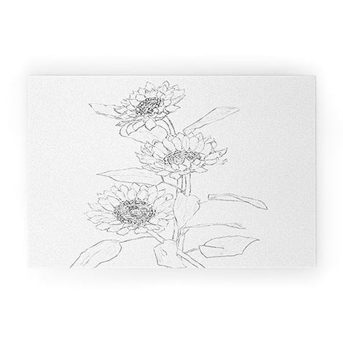 Nadja Sunflower Line Sami Welcome Mat