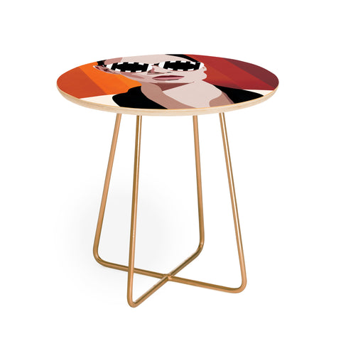Nadja The Face of Fashion 6 Round Side Table