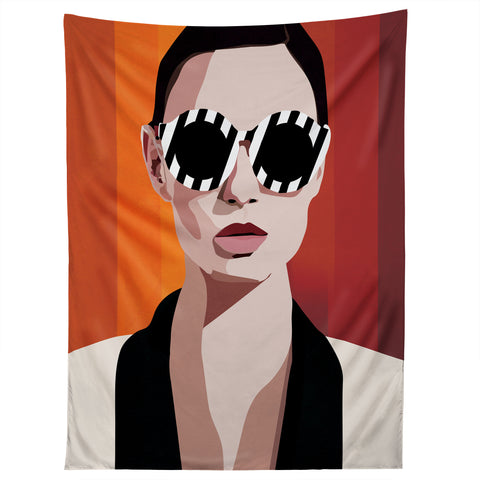 Nadja The Face of Fashion 6 Tapestry