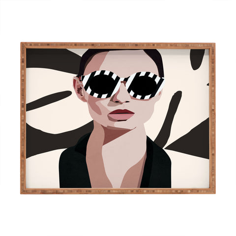 Nadja The Face of Fashion 7 Rectangular Tray