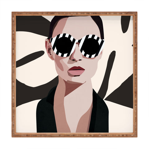 Nadja The Face of Fashion 7 Square Tray