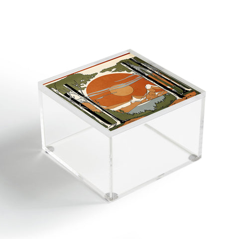 Nadja Wild Abstract Landscape 2 Acrylic Box