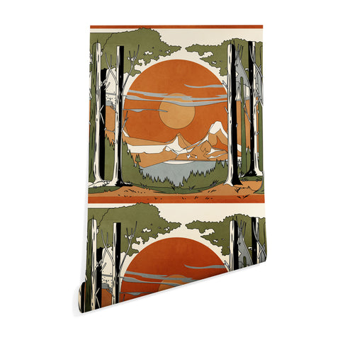 Nadja Wild Abstract Landscape 2 Wallpaper