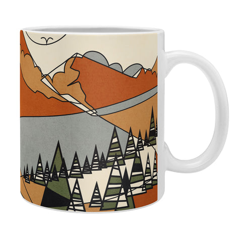 Nadja Wild Abstract Landscape 3 Coffee Mug