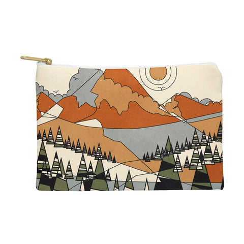 Nadja Wild Abstract Landscape 3 Pouch