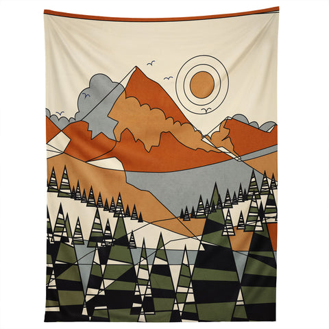 Nadja Wild Abstract Landscape 3 Tapestry