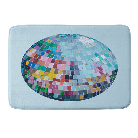 Natalie Baca Disco Lights Memory Foam Bath Mat