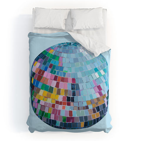 Natalie Baca Disco Lights Duvet Cover