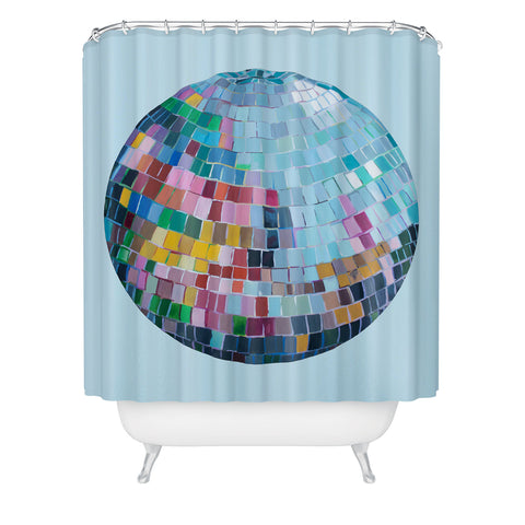 Natalie Baca Disco Lights Shower Curtain