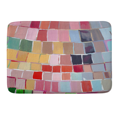 Natalie Baca Golden Mosaic Memory Foam Bath Mat