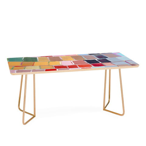 Natalie Baca Golden Mosaic Coffee Table