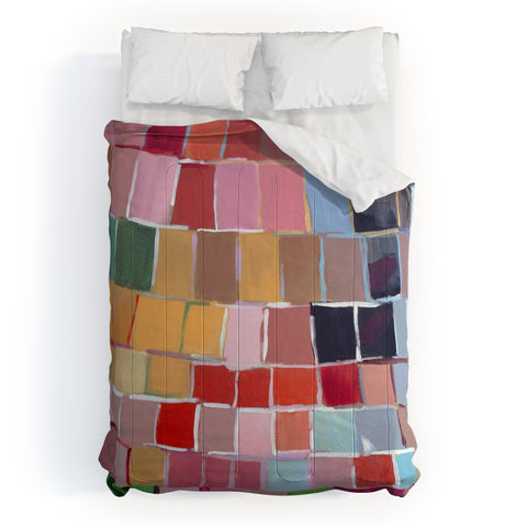 Natalie Baca Golden Mosaic Comforter