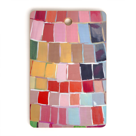 Natalie Baca Golden Mosaic Cutting Board Rectangle