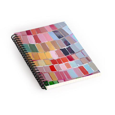 Natalie Baca Golden Mosaic Spiral Notebook