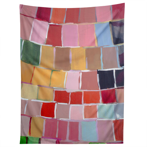 Natalie Baca Golden Mosaic Tapestry