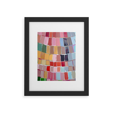 Natalie Baca Golden Mosaic Framed Art Print