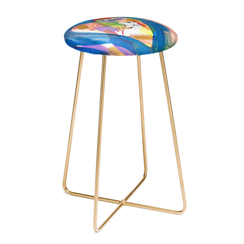 Natalie Baca Lucky in Love Counter Stool