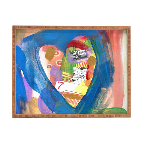 Natalie Baca Lucky in Love Rectangular Tray