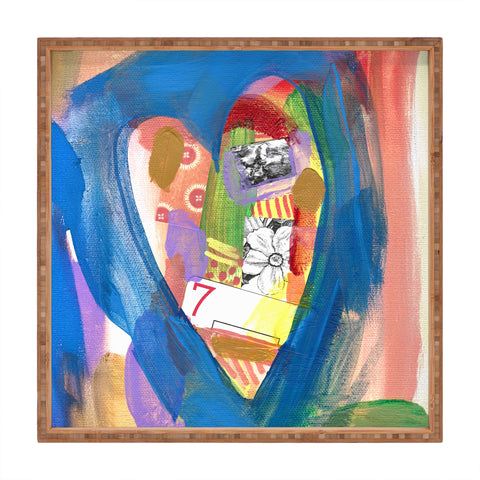 Natalie Baca Lucky in Love Square Tray