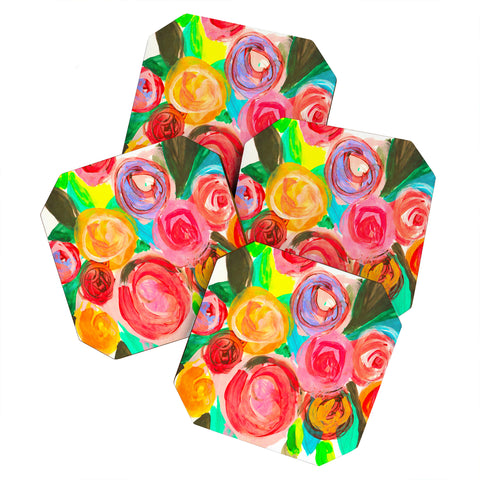 Natalie Baca Meadow Blooms Coaster Set