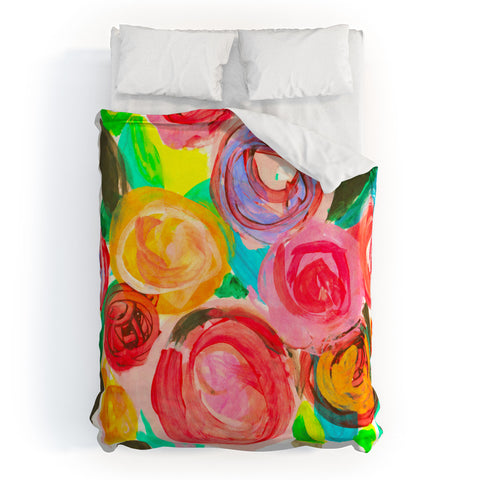 Natalie Baca Meadow Blooms Duvet Cover