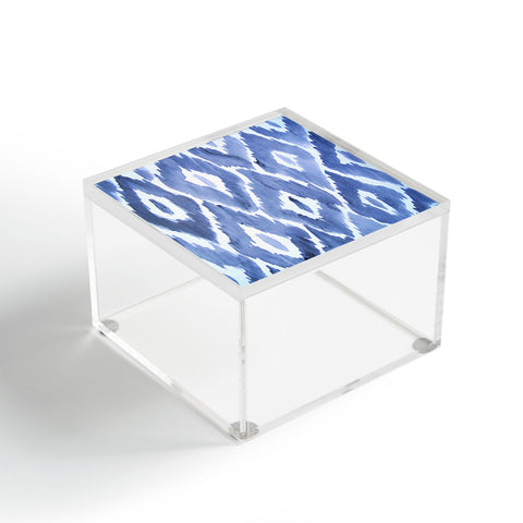 Natalie Baca Painterly Ikat in Indigo Acrylic Box