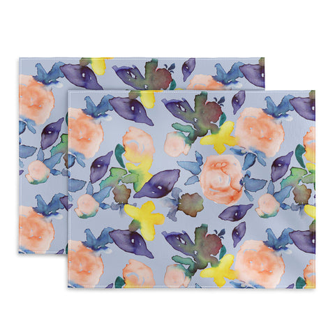 Natalie Baca Peach Rose Placemat