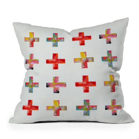 Natalie Baca Plus Two Outdoor Throw Pillow