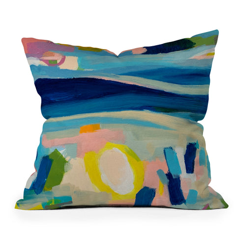 Natalie Baca Rolling Foothills Outdoor Throw Pillow