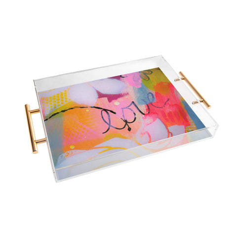 Natalie Baca Spring Love Acrylic Tray
