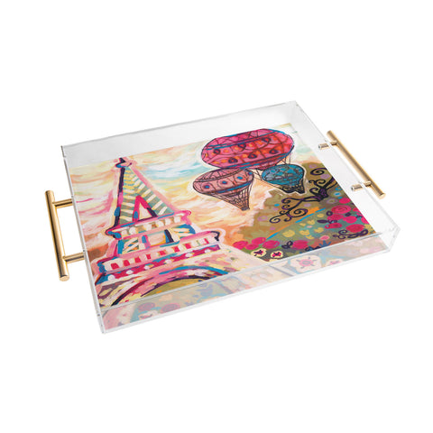 Natasha Wescoat Balloons Sur Paris Acrylic Tray