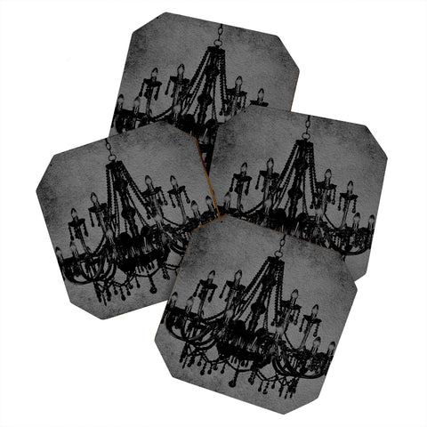 Natasha Wescoat Chandelier II Coaster Set