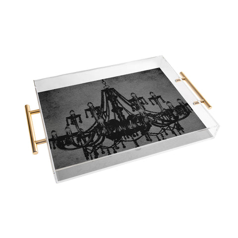 Natasha Wescoat Chandelier II Acrylic Tray