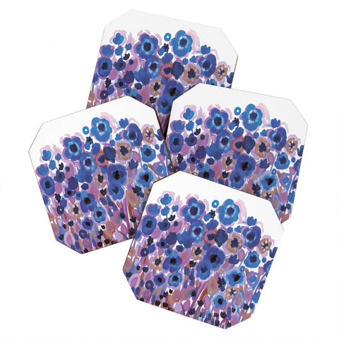 Natasha Wescoat Glowing Perussian Coaster Set