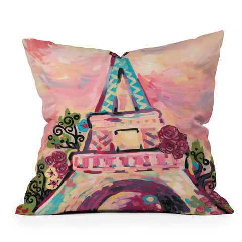 Natasha Wescoat Lumiere De La Ville Outdoor Throw Pillow