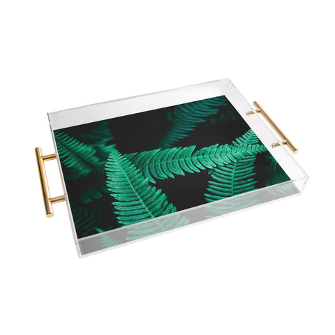 Nature Magick Green Forest Ferns Acrylic Tray
