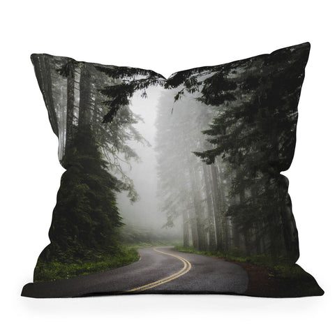 Nature Magick Pacific Northwest Woods Outdoor Throw Pillow
