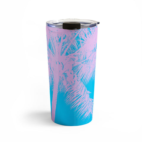 Nature Magick Palm Tree Summer Beach Teal Travel Mug