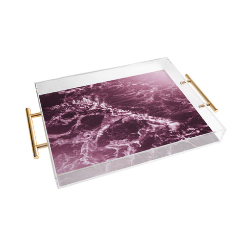 Nature Magick Pink Ocean Waves Acrylic Tray