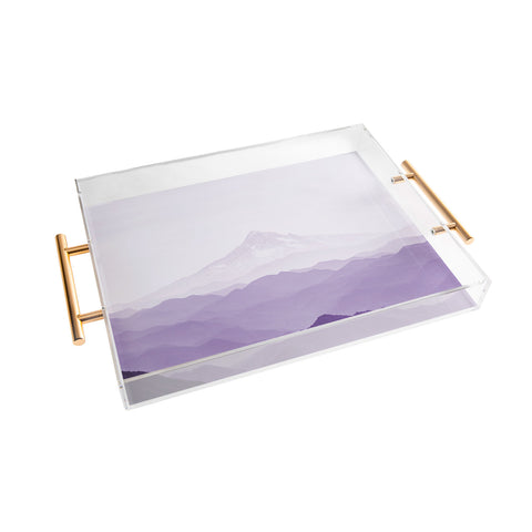 Nature Magick Purple Mountain Wanderlust Acrylic Tray