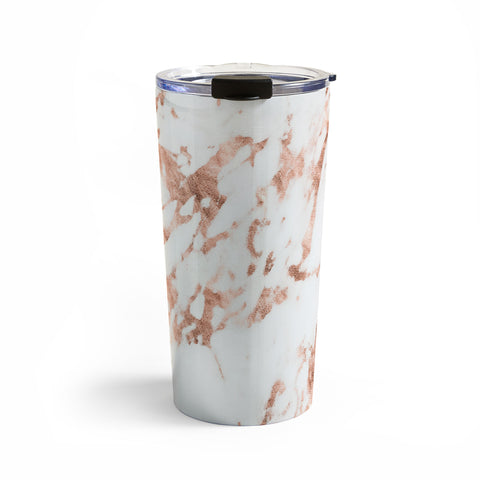Nature Magick Rose Gold Marble Perfect Pink Travel Mug