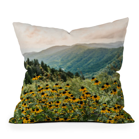 Nature Magick Smoky Mountains National Park Outdoor Throw Pillow