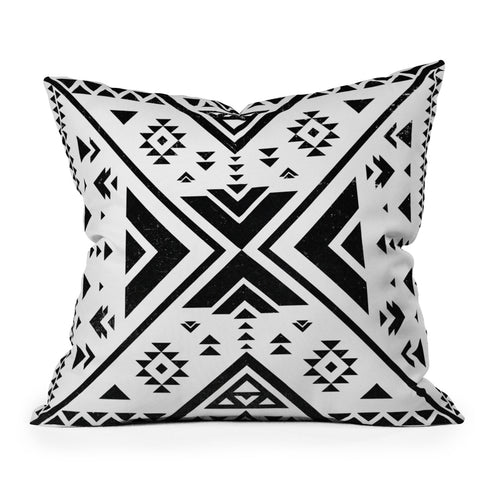 Nature Magick Southwest Tribal Boho Outdoor Throw Pillow