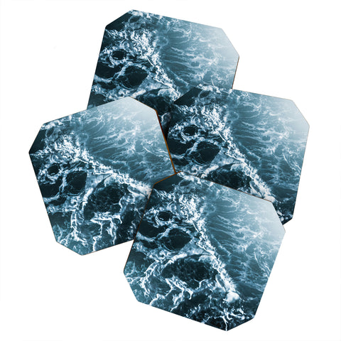 Nature Magick Teal Waves Coaster Set