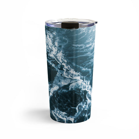 Nature Magick Teal Waves Travel Mug