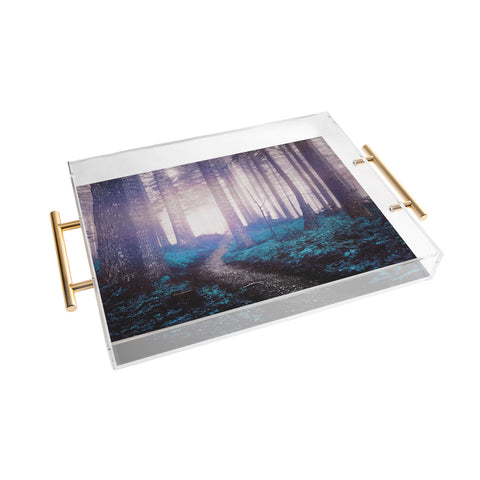 Nature Magick Turquoise Forest Adventure Acrylic Tray